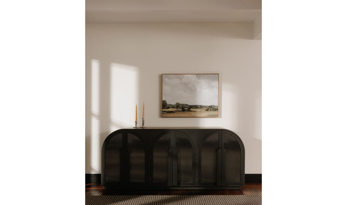 79" Black Sideboard