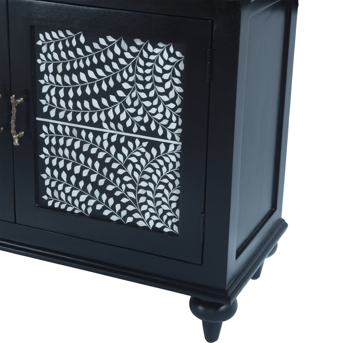 50" Floral Inlay Sideboard