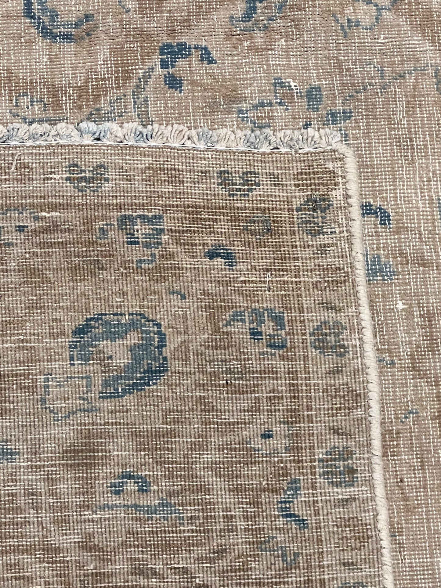Elegant Antique Distressed Keshan Wool Rug MP5287 - 7.5 x 10.3