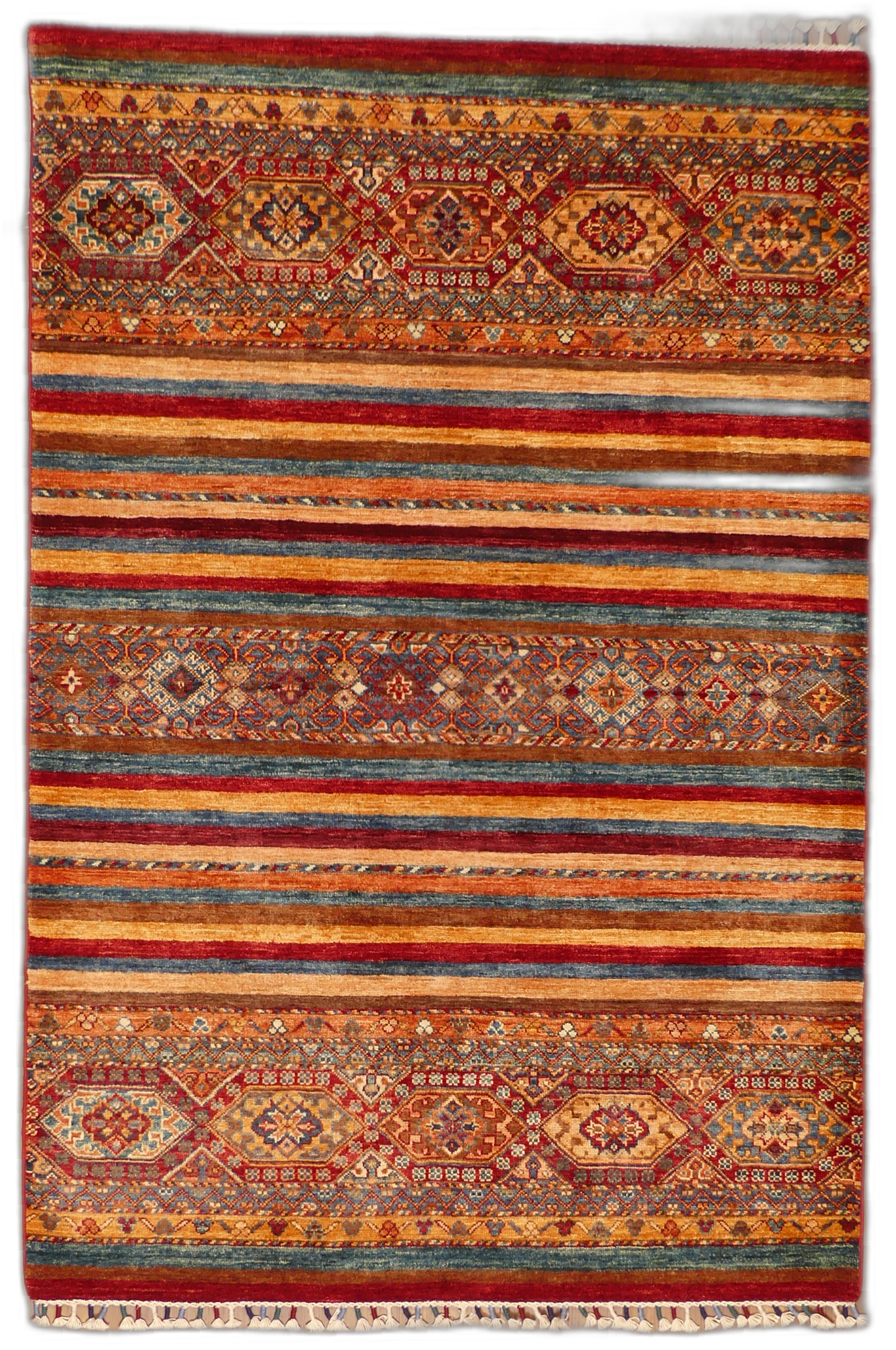 Sal Striated Traditional Wool Rug MP5584 - 4.1 x 6