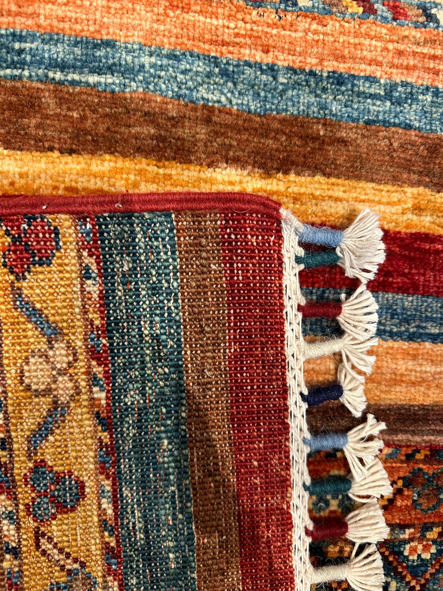 Sal Striated Traditional Wool Rug MP5584 - 4.1 x 6