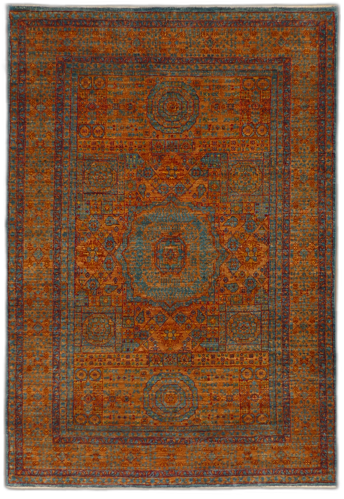 Sultanate Mamluk Wool Rug MP5595 - 4 x 5.10