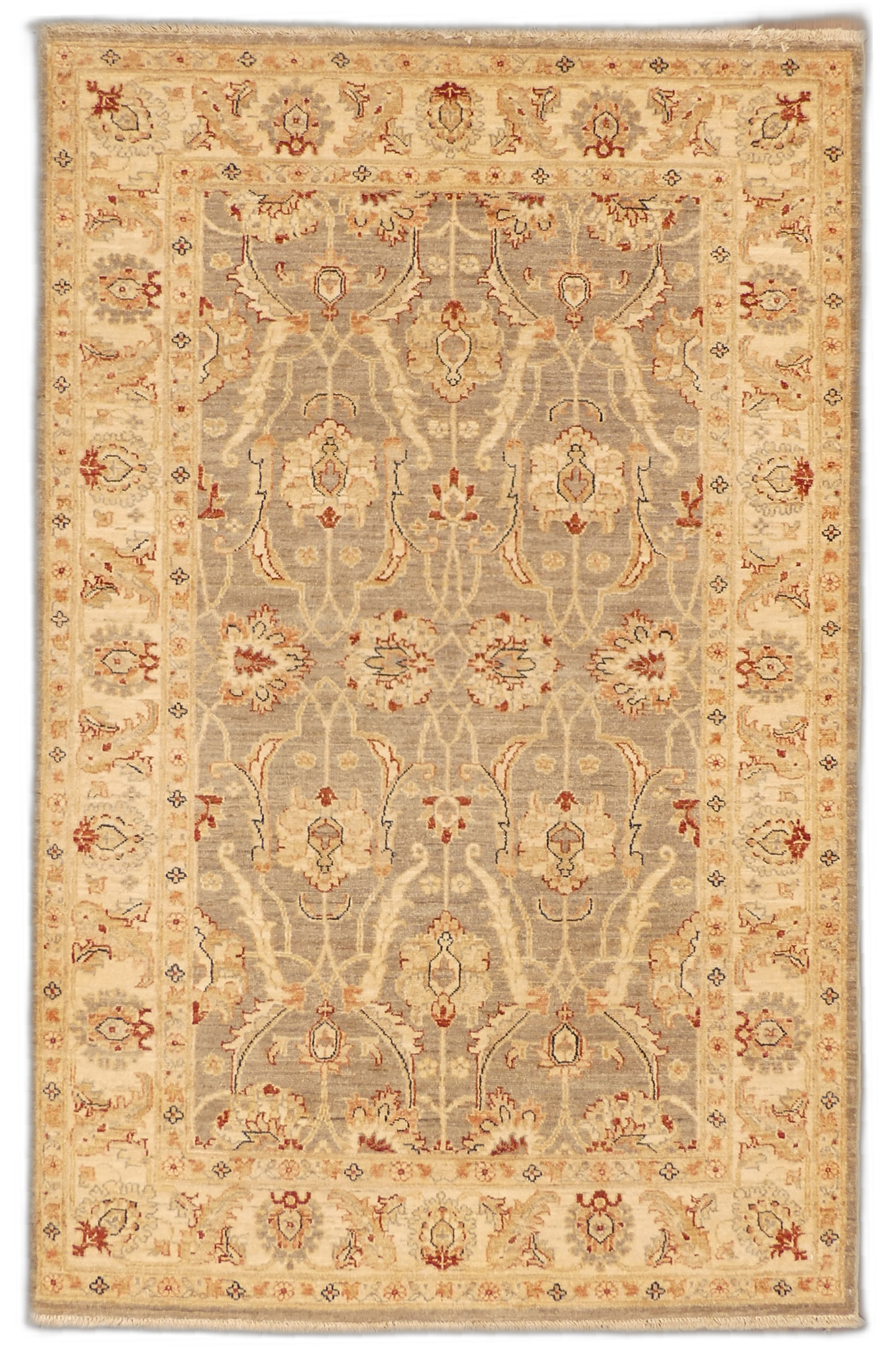 Traditional Usak Wool Rug MP5681 - 4.1 x 6.11