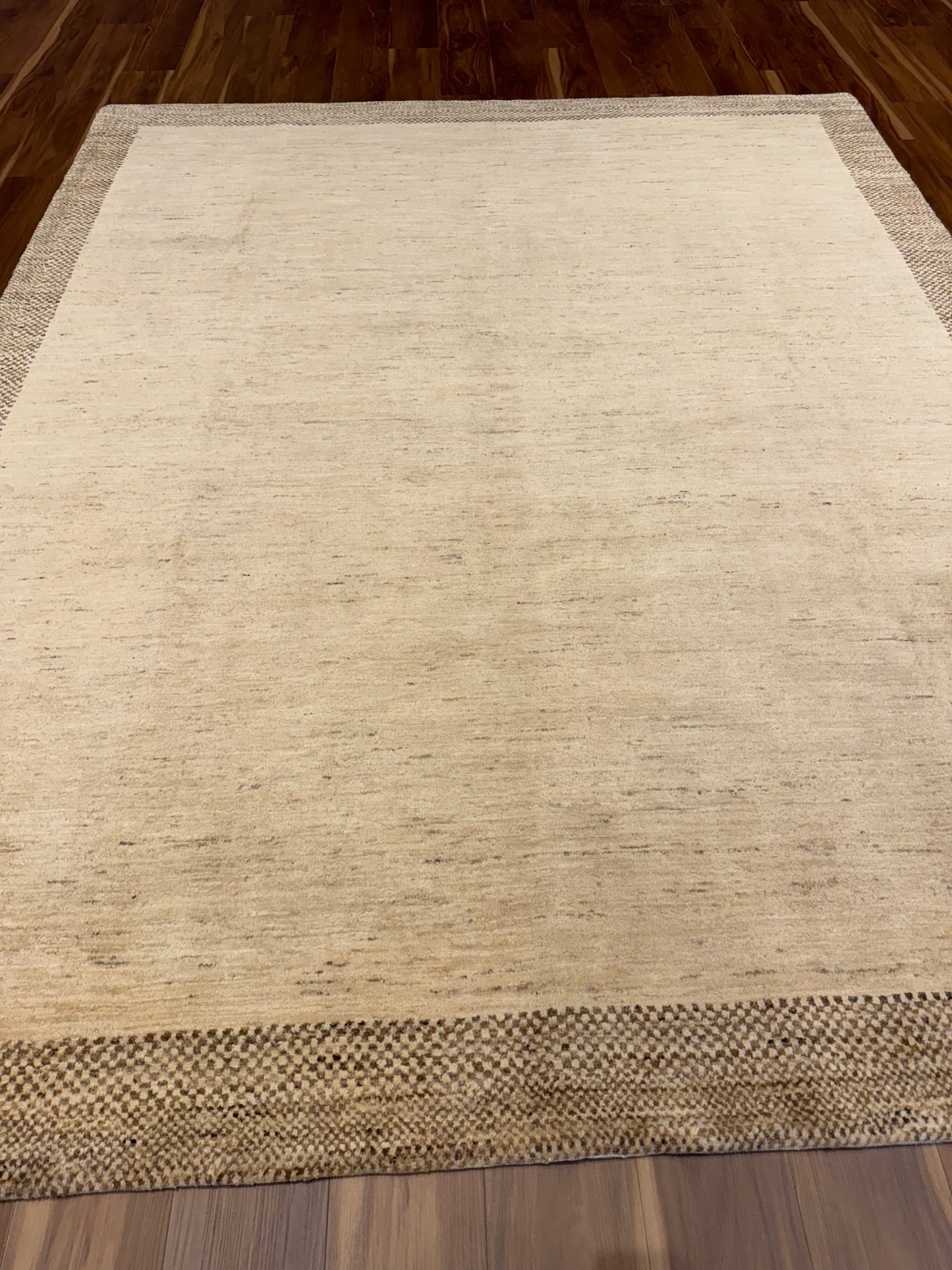 Elegant Modern Beige Wool Rug MP6475 - 8.9 x 9.10