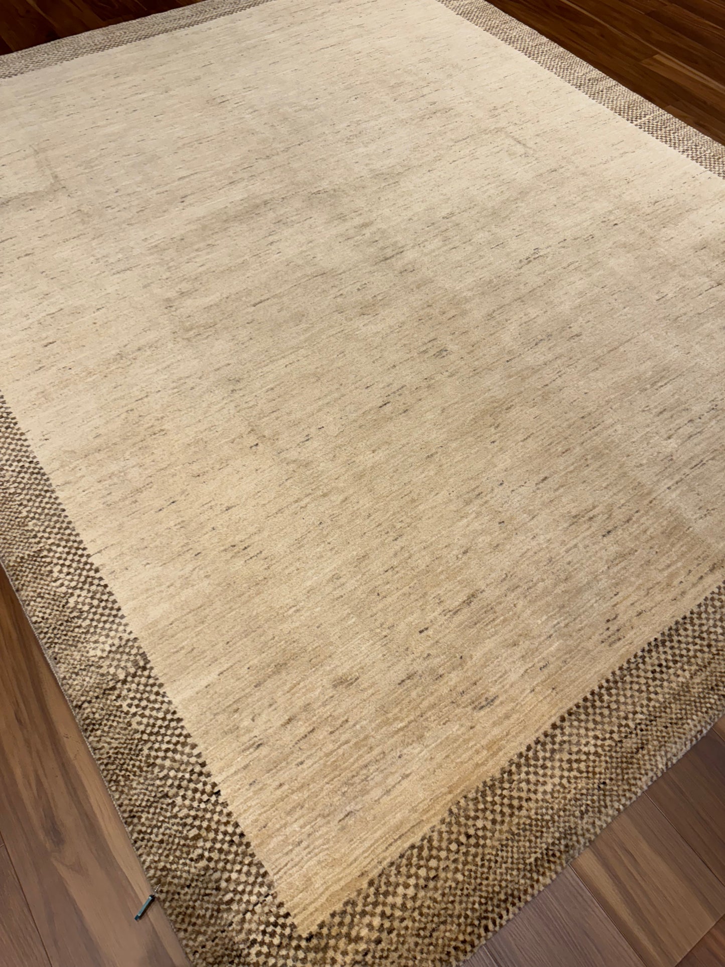 Elegant Modern Beige Wool Rug MP6475 - 8.9 x 9.10