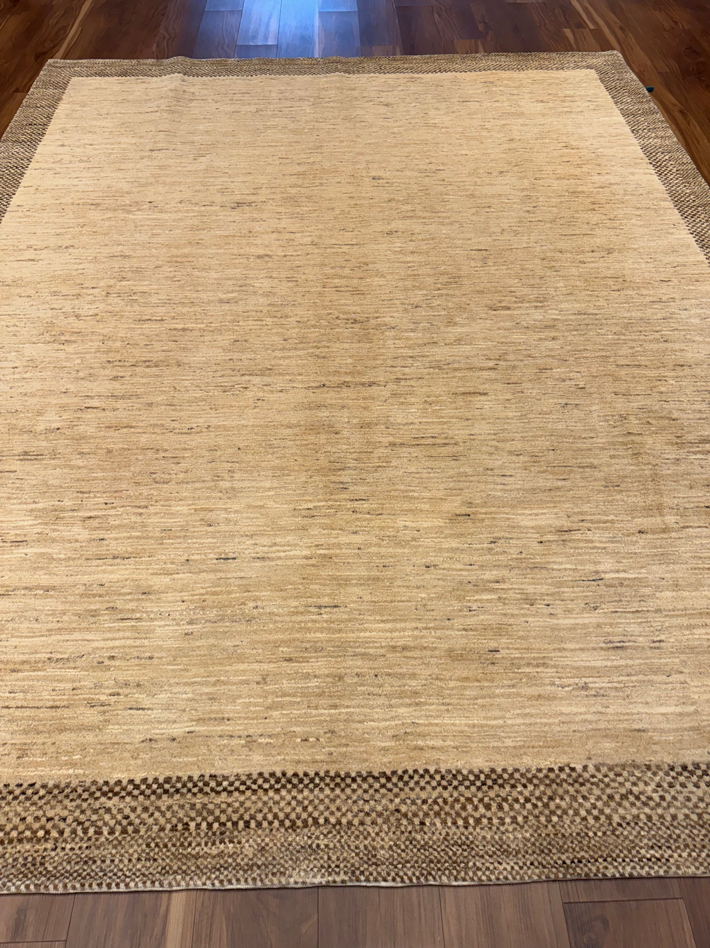 Elegant Modern Beige Wool Rug MP6475 - 8.9 x 9.10