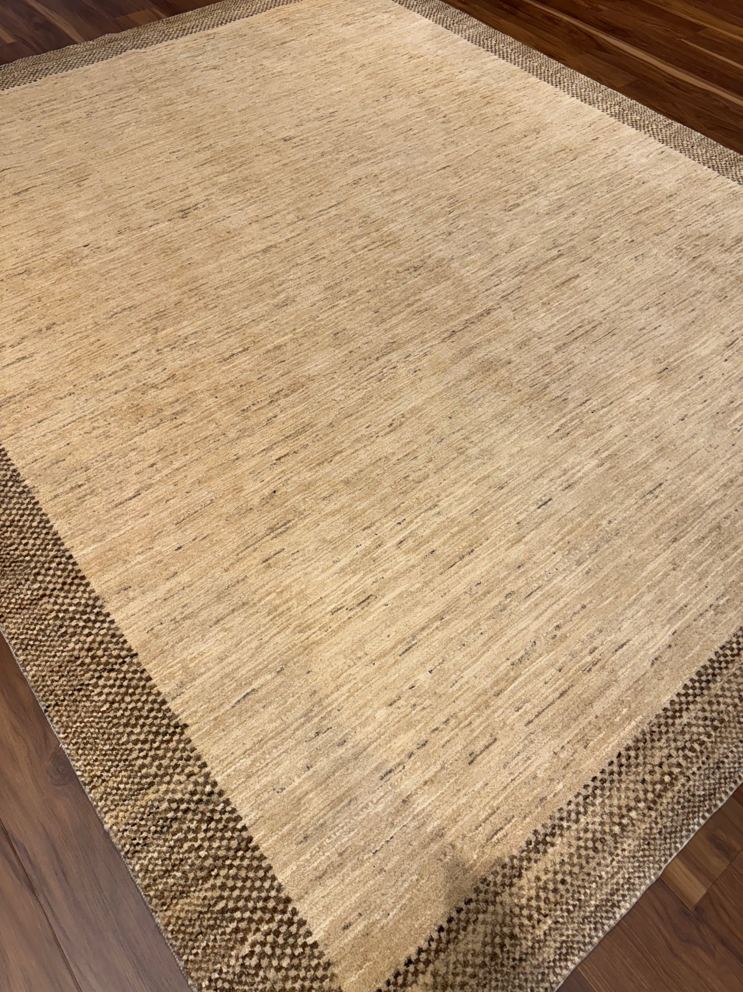 Elegant Modern Beige Wool Rug MP6475 - 8.9 x 9.10