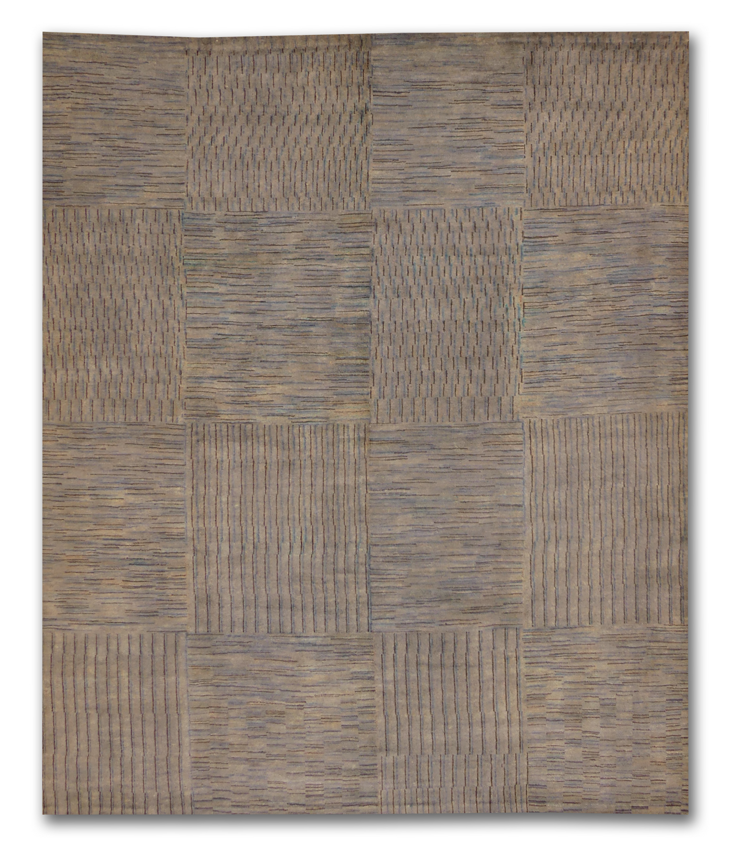 Grid Harmony Modern Wool Rug MP6501 - 7.11 x 9.7