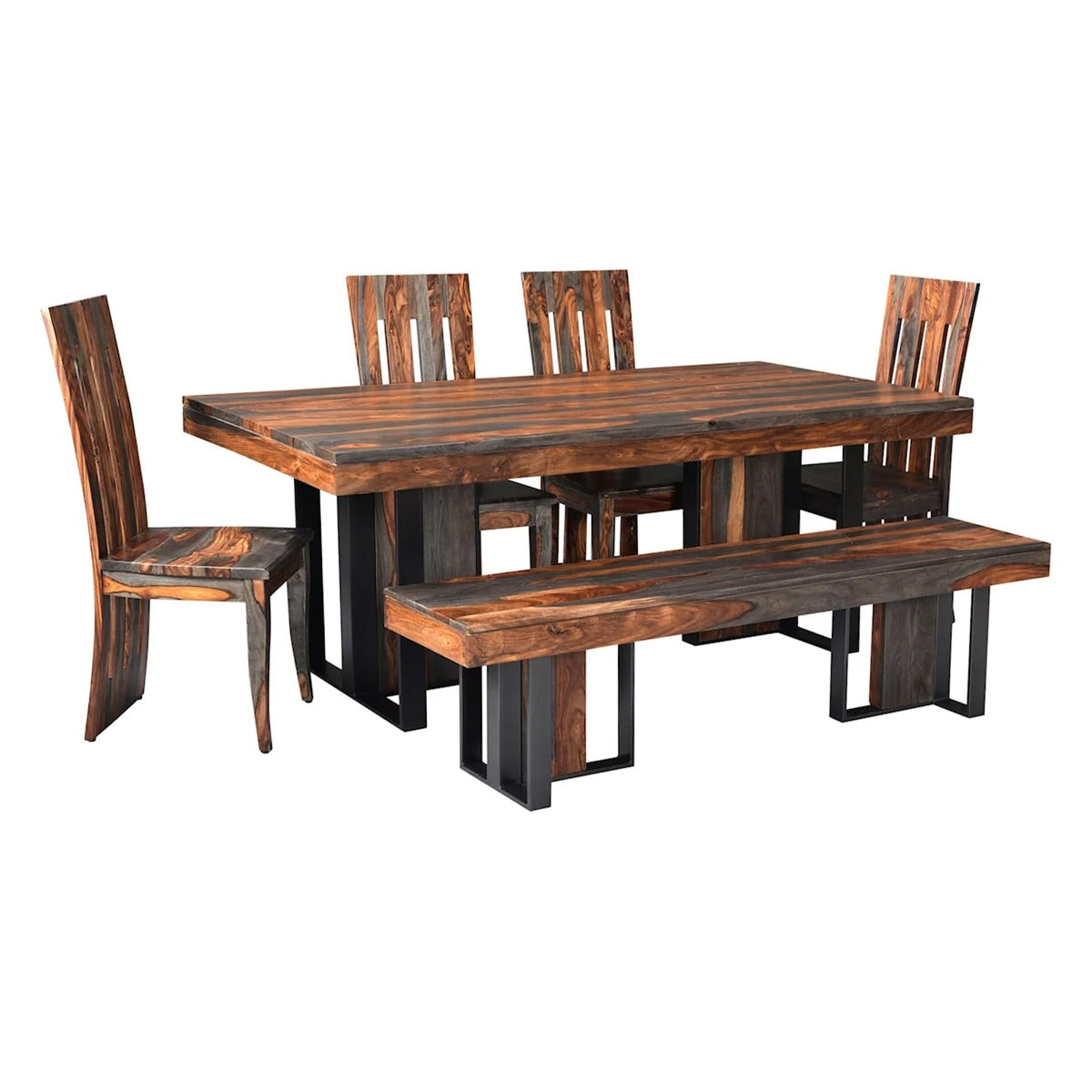 18" Capri Sheesham Wood Dining Chair