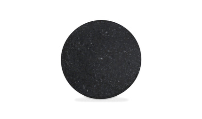 16" Black Concrete Side Table