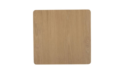 22" Natural Solid Oak Side Table