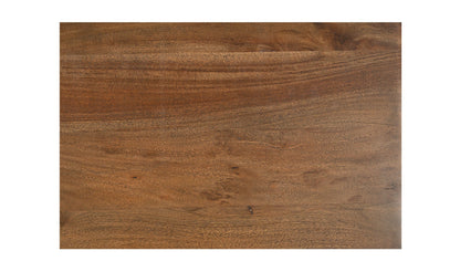 55" Brown Acacia Coffee Table
