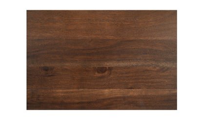 60" Brown Acacia Cabinet