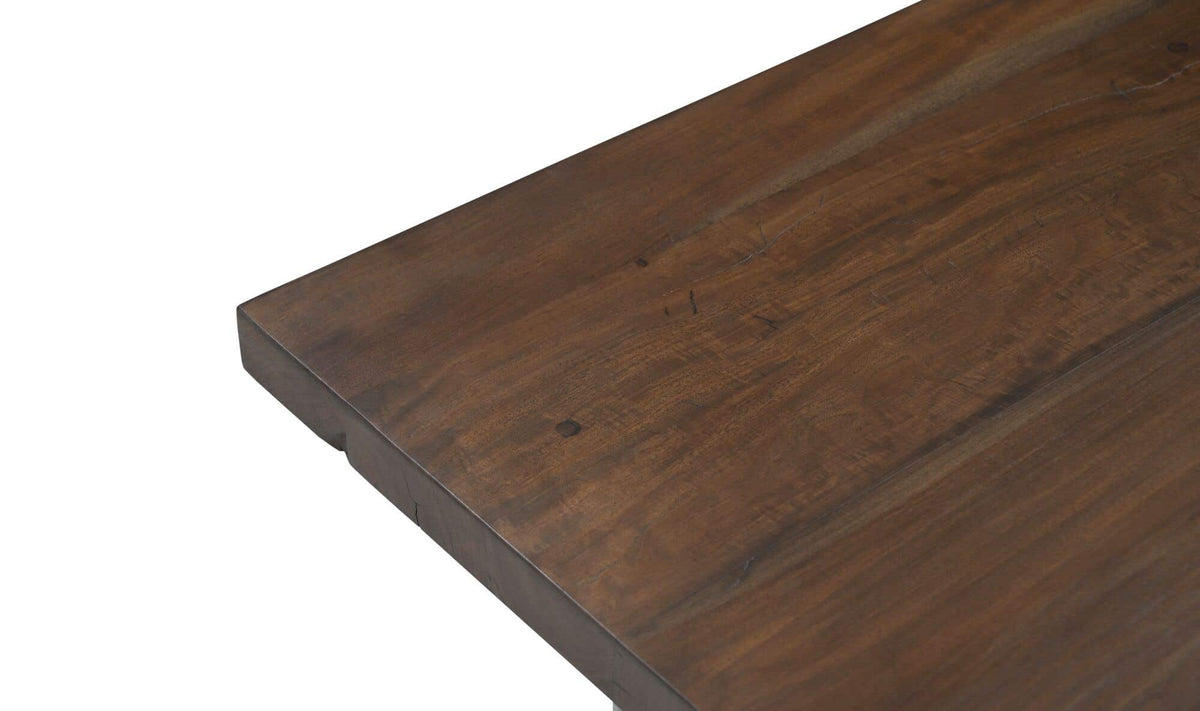 60" Warm Brown Mango Wood Coffee Table