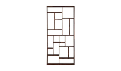 41" Walnut Shelving Unit