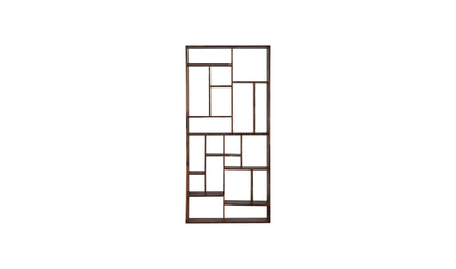 41" Walnut Shelving Unit
