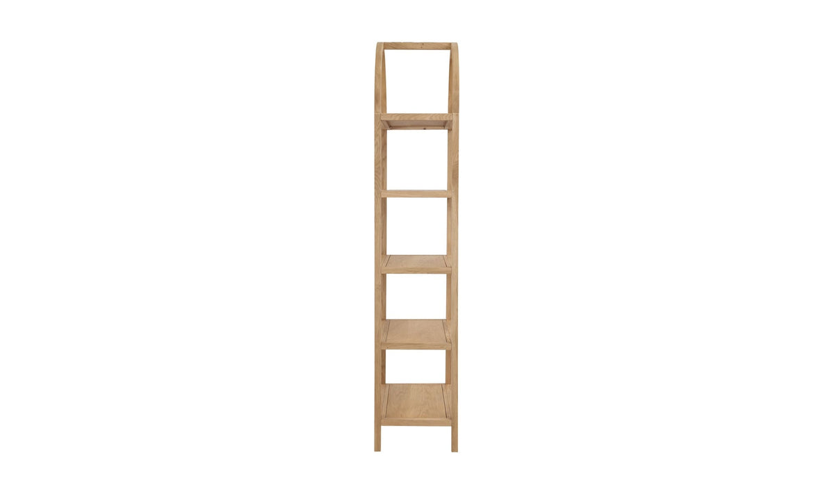 30" Natural Solid Oak Bookcase