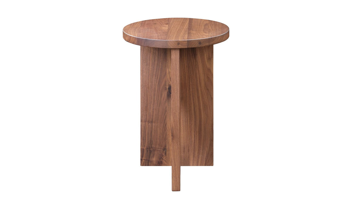 14" Walnut Side Table
