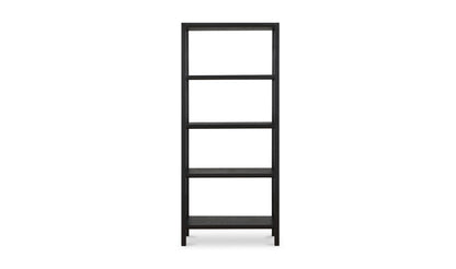 35" Black Bookcase