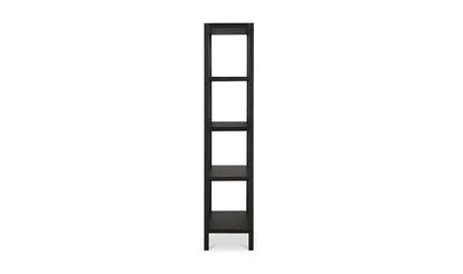 35" Black Bookcase