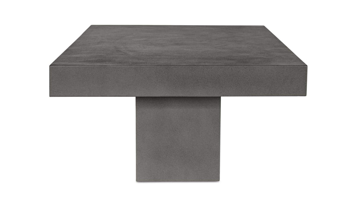 47" Grey Concrete Coffee Table
