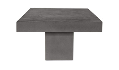 47" Grey Concrete Coffee Table