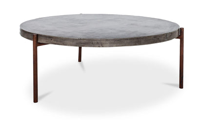 36" Dark Grey Concrete Coffee Table