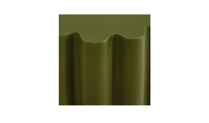 15" Green Concrete Side Table