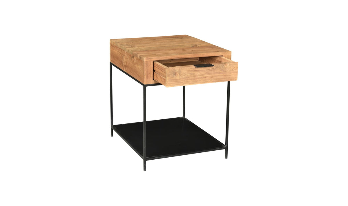20" Natural Teak Side Table