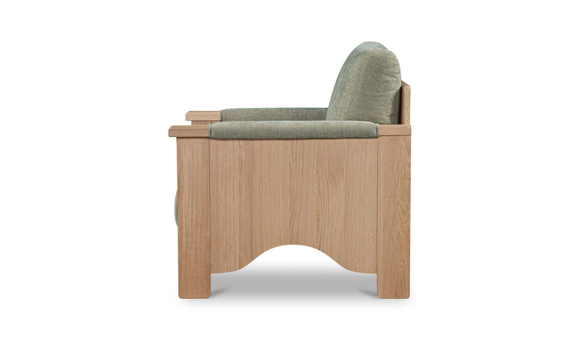 30.25" Sage Upholstered Accent Chair