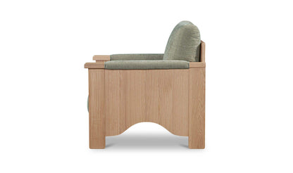 30.25" Sage Upholstered Accent Chair