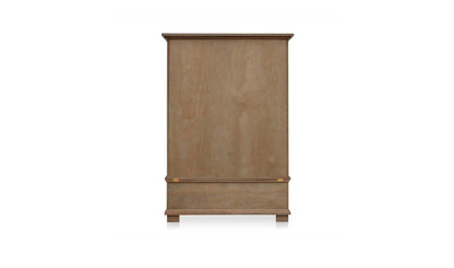 52" Brown Iron Tall Cabinet