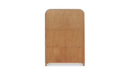 55" Natural Solid Oak Cabinet