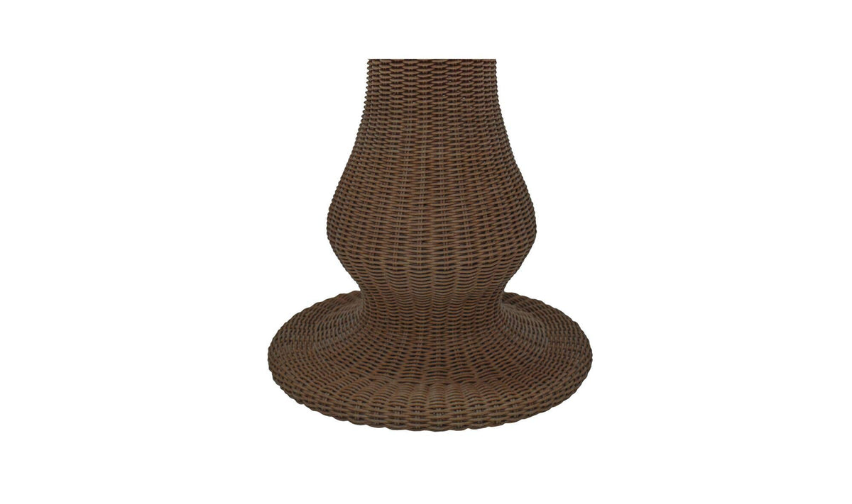 22" Natural Aluminum Side Table