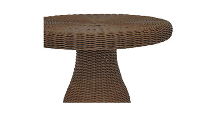 22" Natural Aluminum Side Table
