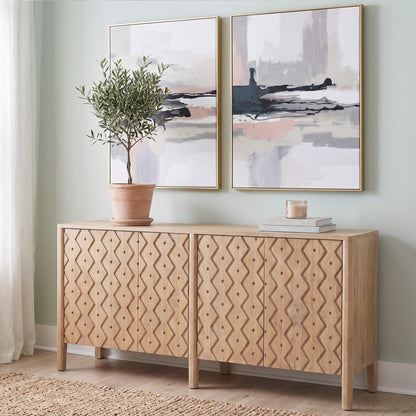 72" Light Mango Sideboard