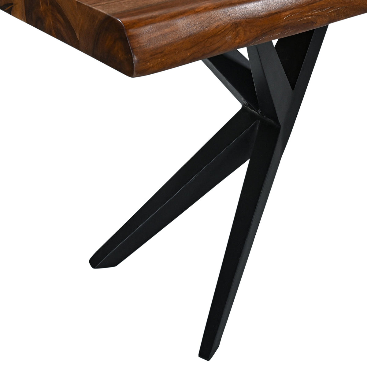 90" Natural Sheesham Wood Dining Bench