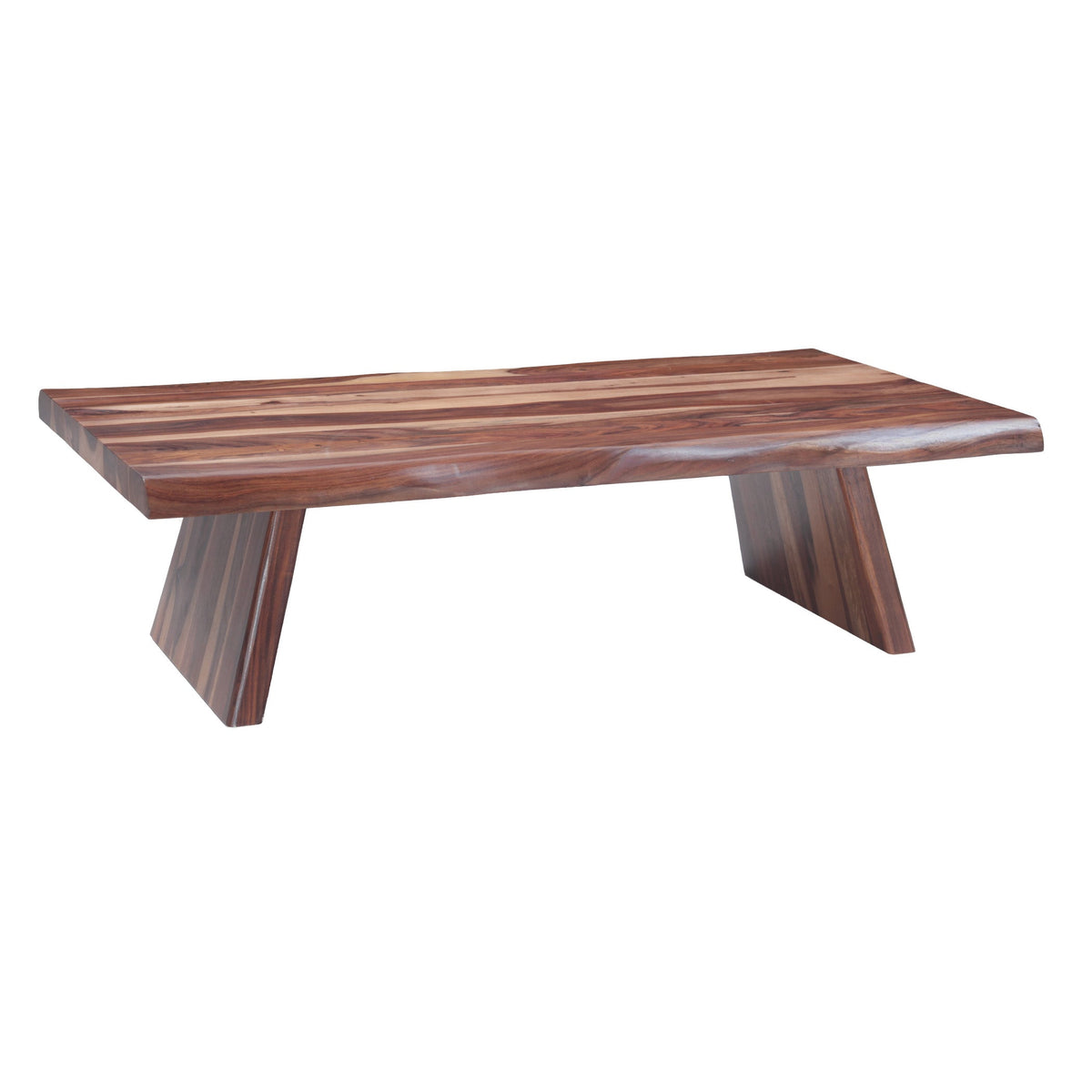 58" Natural Sheesham Coffee Table