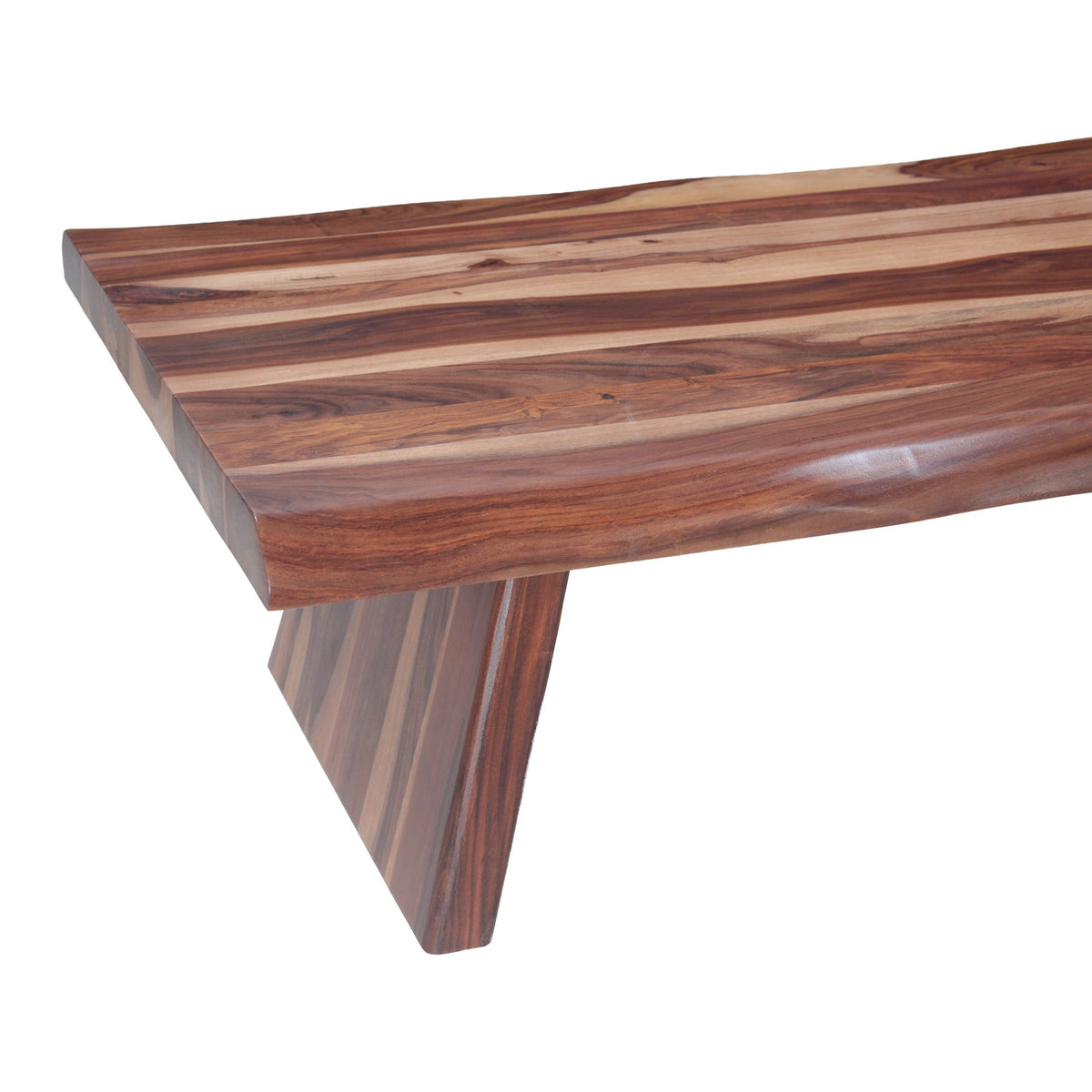 58" Natural Sheesham Coffee Table