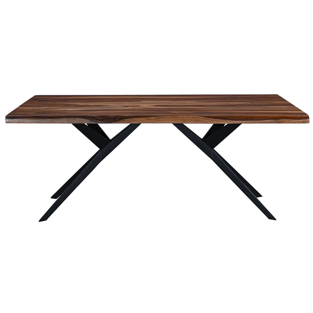 72" Natural Sheesham Wood Dining Table