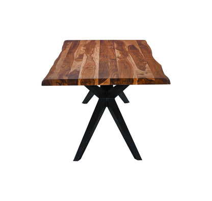94" Natural Sheesham Dining Table