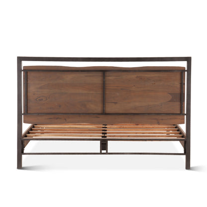 63" Smoked Acacia Queen Size Bed