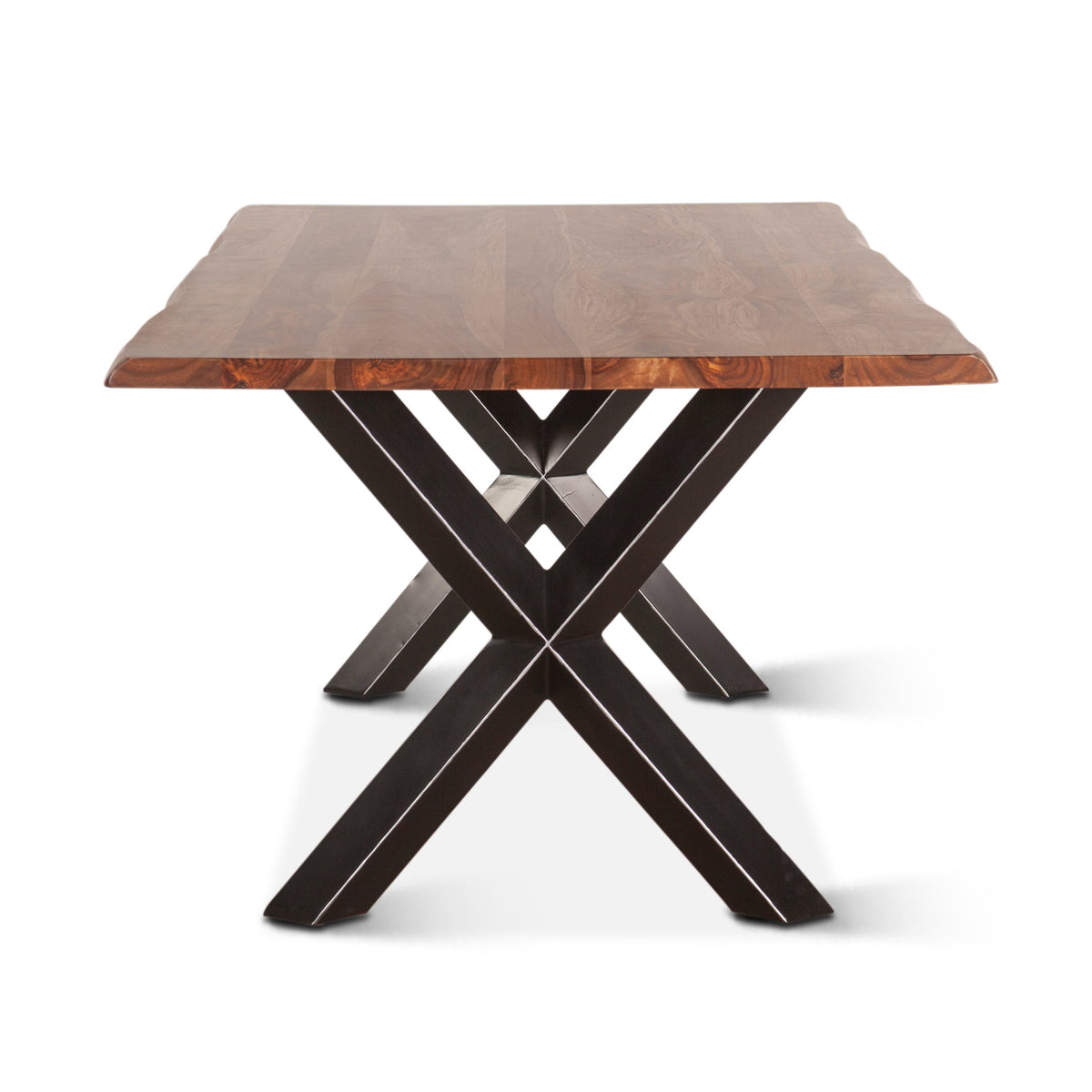 80" Natural Sheesham Dining Table