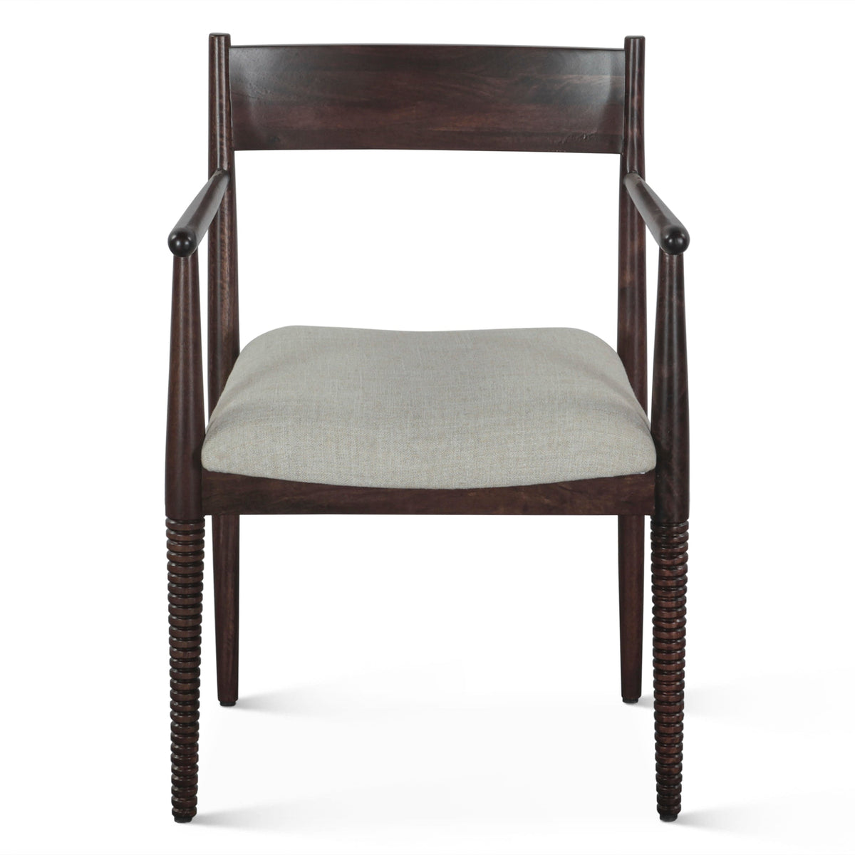 22" Dark Sienna Upholstered Dining Chair