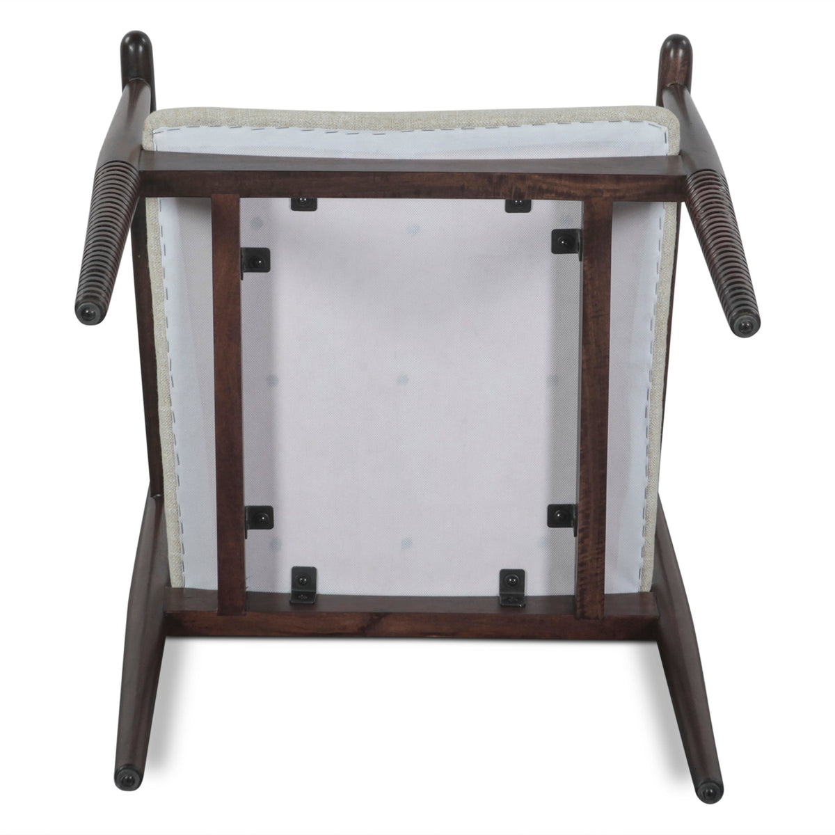 22" Dark Sienna Upholstered Dining Chair