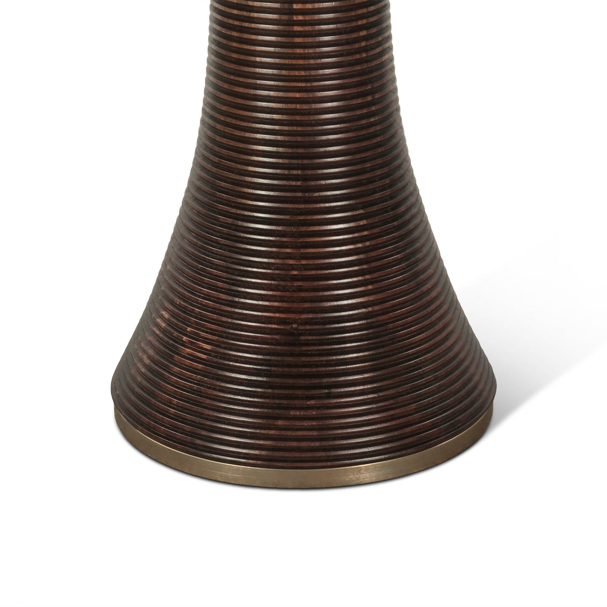 54" Dark Sienna Mango Wood Round Table