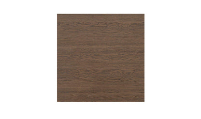 64" Dark Brown Solid Oak Large Coffee Table