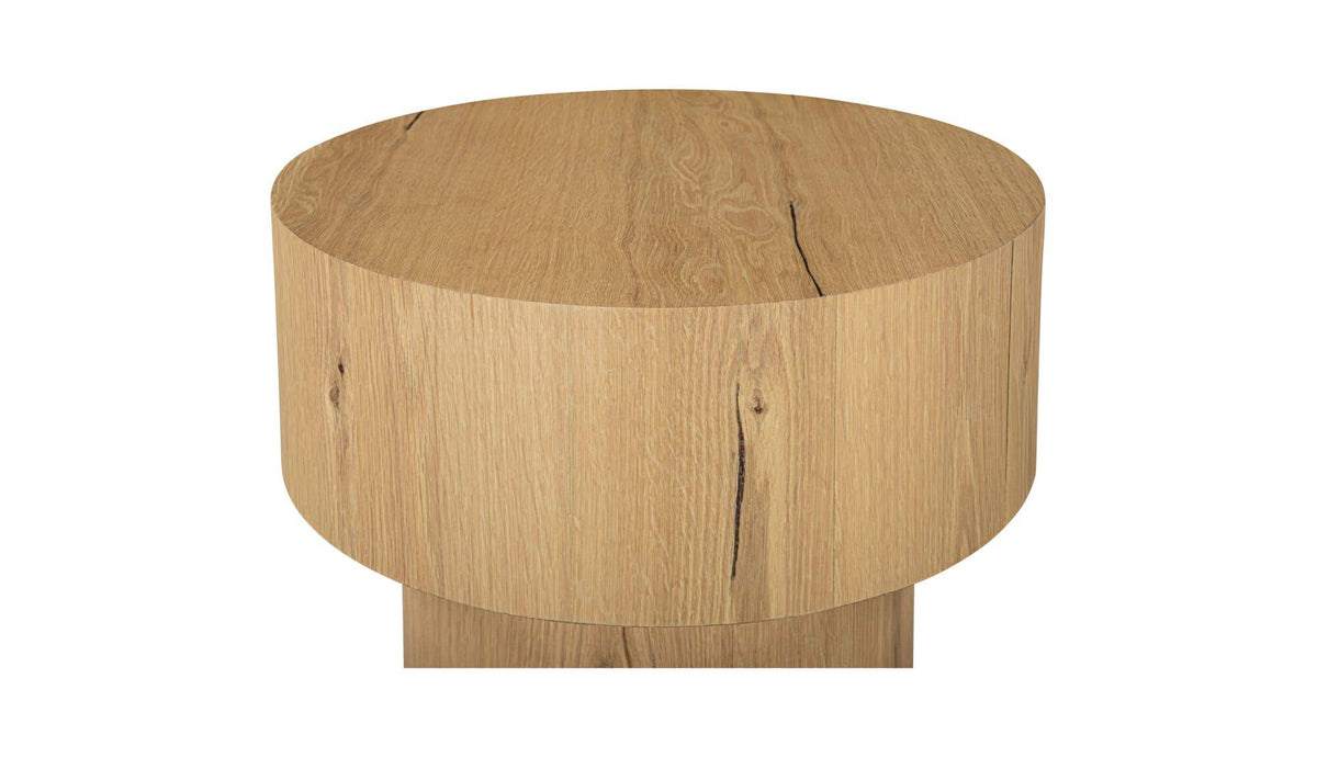 20" Rustic Oak Side Table