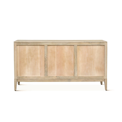 64" Natural White Mango Wood Sideboard