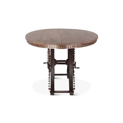 96" Reclaimed Wood Oval Dining Table